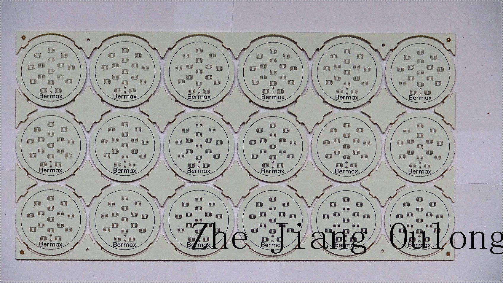 Parallelogram Printed Circuit Board with Soldering (OLDQ-01)