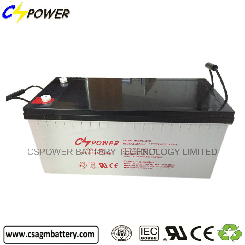 12V 200ah Solar Battery/Deep Cycle Battery/Gel Battery