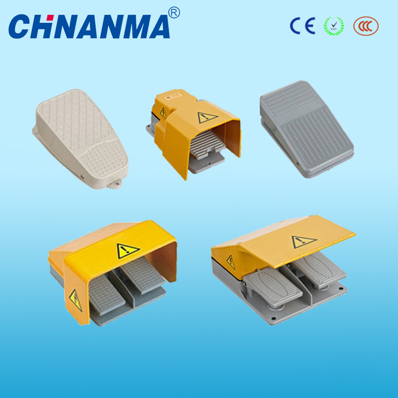 Plastic Aluminium Alloy Case AC Mechanical Electrical Pedal Switch