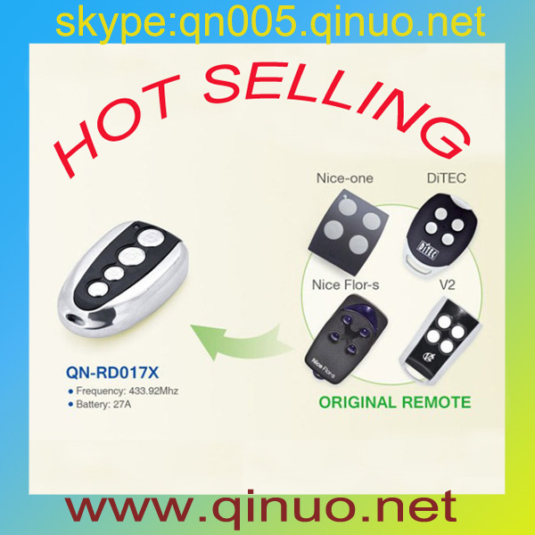 Universal Copies Nice-Flors V2 Ditec Nice-One Rolling Code Gate Remote Qn-Rd017X