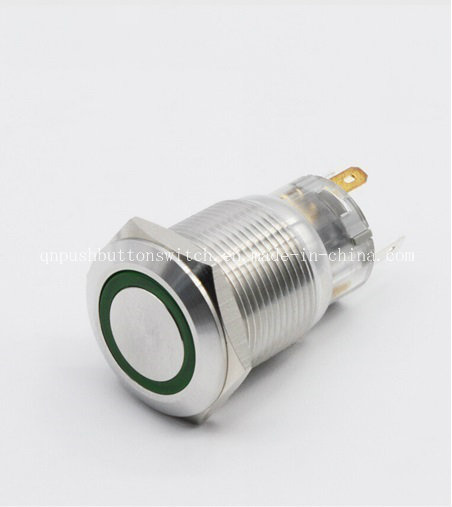 19mm Transparency Based 4pin Ring LED Push Button Switch