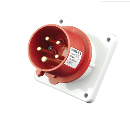 16A 3P+N+PE IP44 Concealed plug (MN1551)