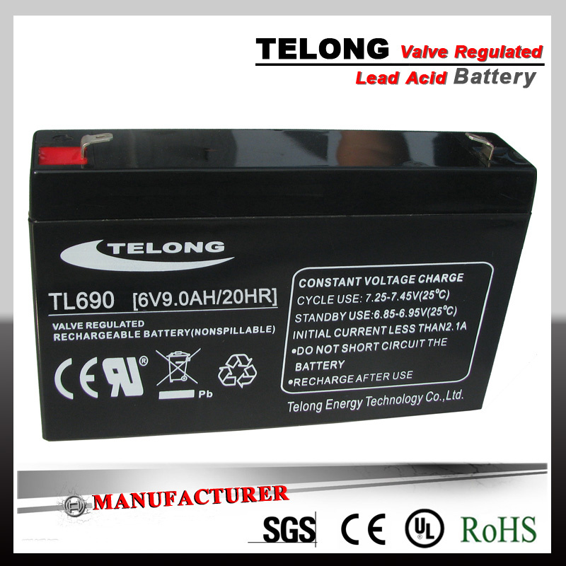 6V9ah Rechargeable Power Battery for UPS