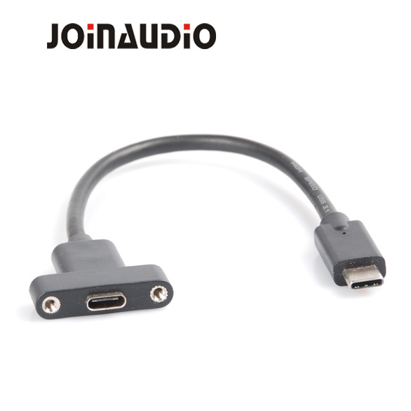Panel Mount Extension Cable Type C USB-C Male to Female Adapter Cable (9.3120)