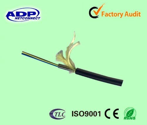 1-4 Fiber Single-Mode Single-Armored Multi-Core Tight Buffer Indoor Cable
