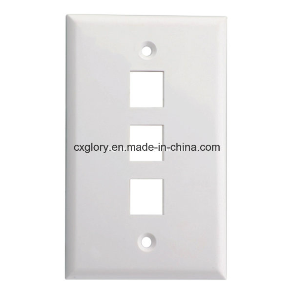 3 Port USA Type Long Face Plate