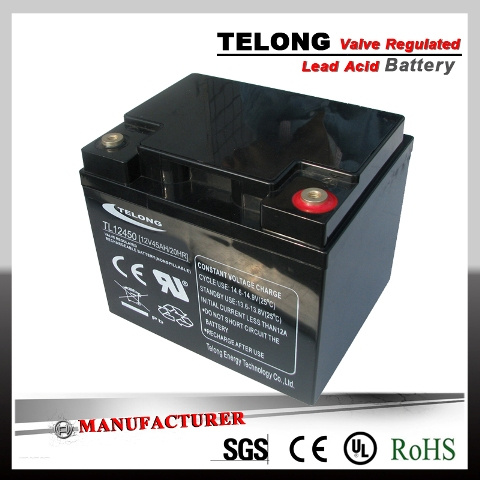 12V45ah Deep Cycle AGM Lead Acid Battery for UPS Solar System
