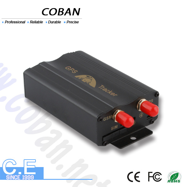 Easy Installation Fleet GPS Tracking GPS Tracker 103A with Geo-Fence Alert, Fuel Alert, Cut off Engine by SMS