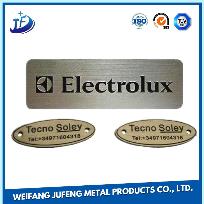 Aluminum Mould Machining Stamping Decal Printing White Ceramic Name Plates