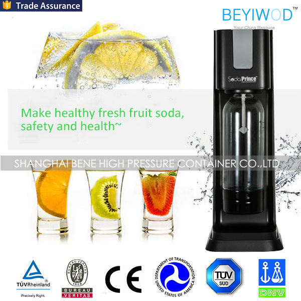 Durable Soda Drink Maker with 0.6L Aluminum Cylinder