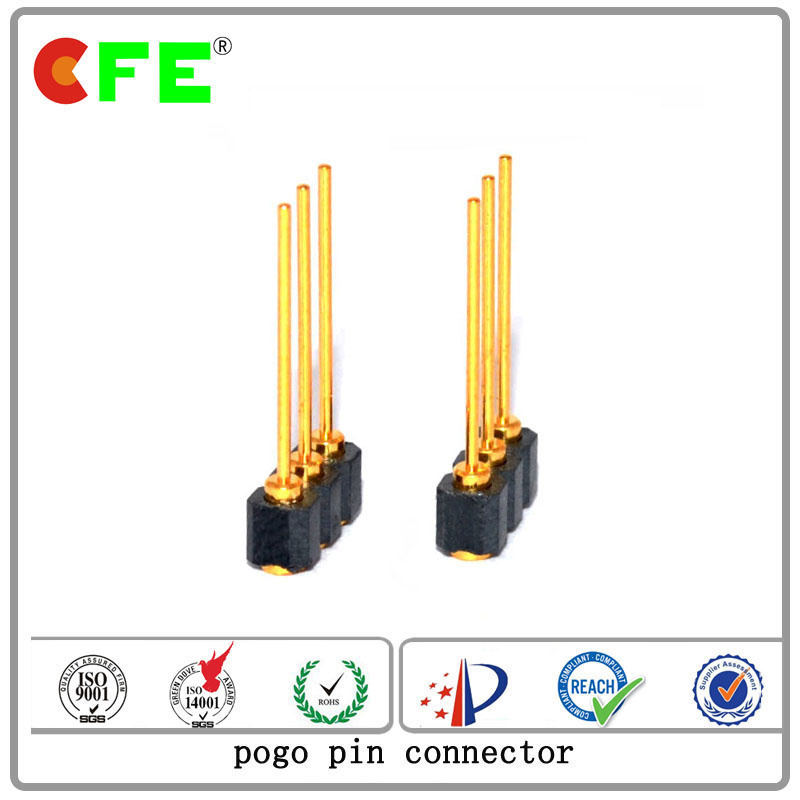 Female DIP Spring Loaded Connector 3pin 3.0mm Pitch