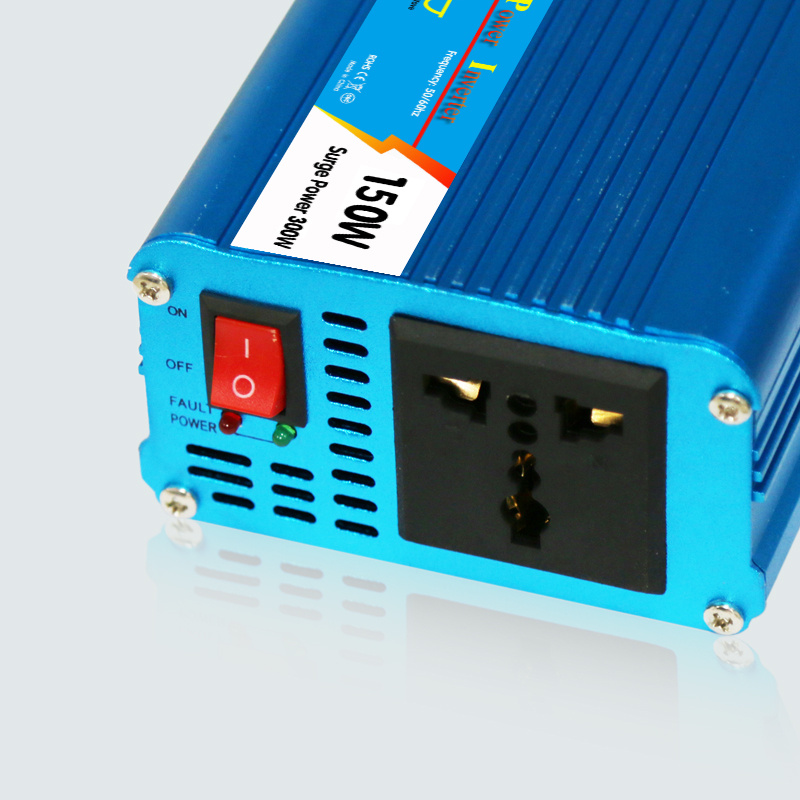 150W Solar Power Inverter 12V DC to AC 110V / 220V Inverter Pure Sine Wave Car Inverter