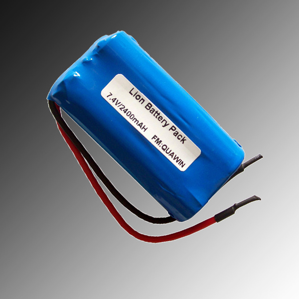 7.4V 2400mAh 18650 Li-ion Battery Pack