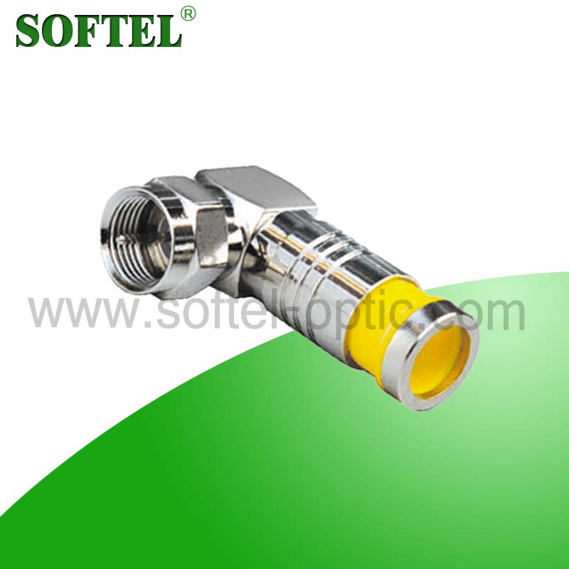 90 Degree Rg11 Compression Connector