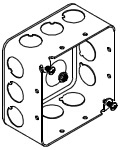 4 in. Square Draw Box, UL Listed