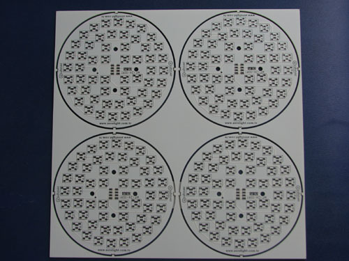LED White Double Sided PCB