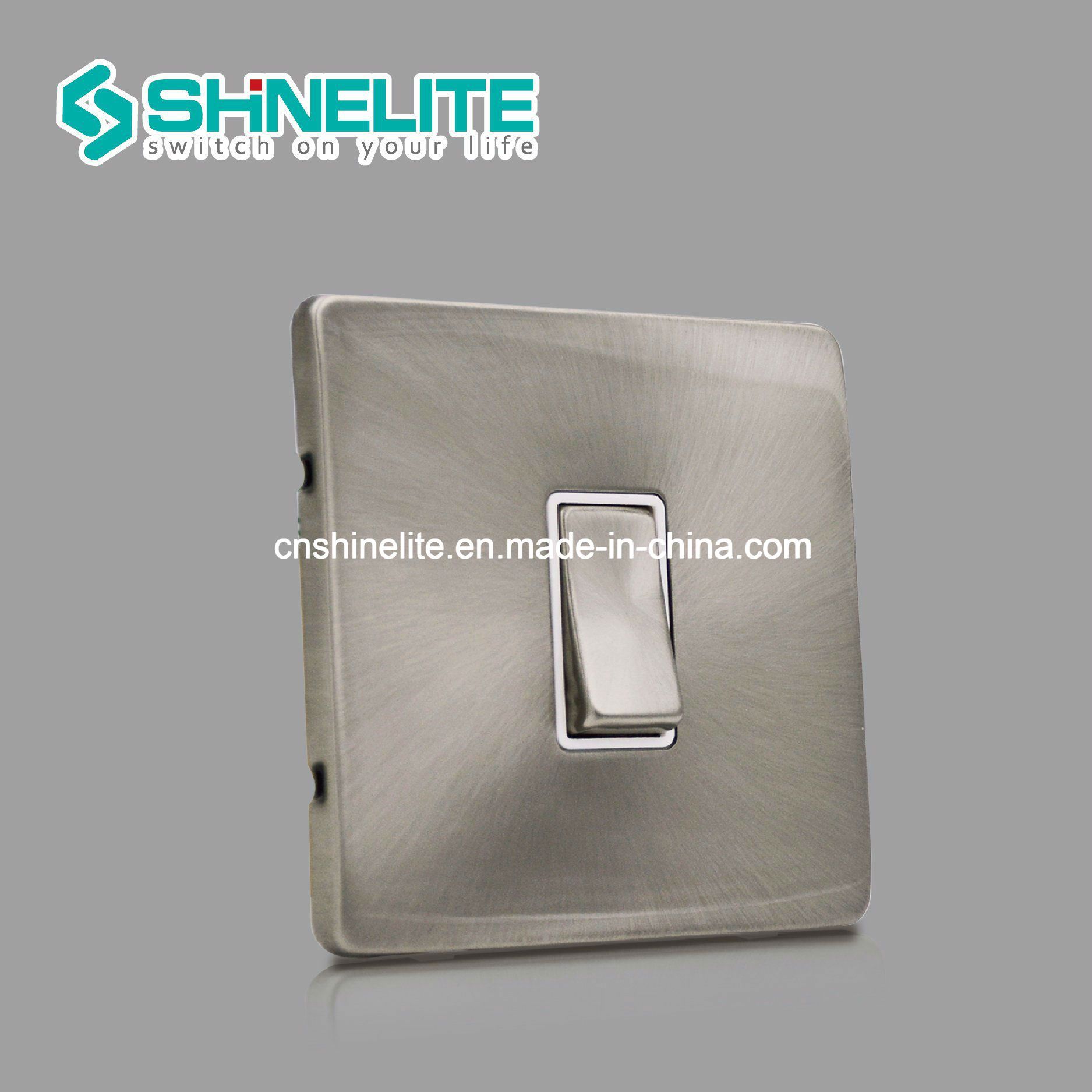 British Standard 1 Gang 2 Way Wall Switch with Ce