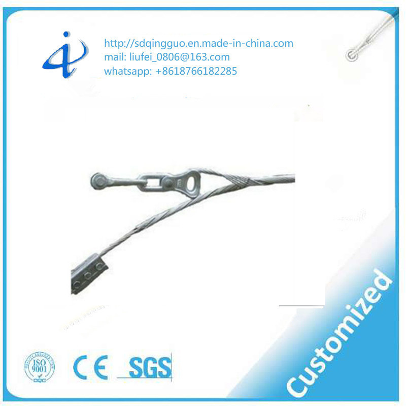 Electric Power Line Fitting Insulated Wire Constant Tension Hose Clamps for Cable