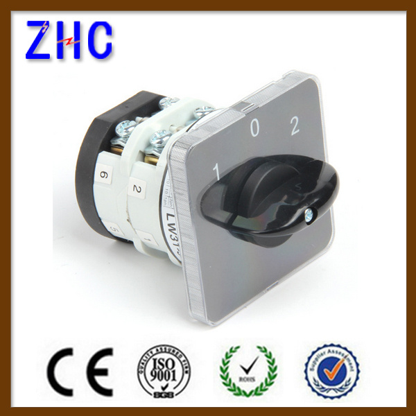 Lw31-20 1-0-2 3p 20A Waterproof Generator Electric Universal Change Over Switch