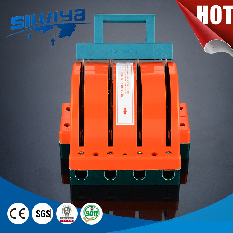 Orange Color 4p160A Plastic Changeover Knife Switch