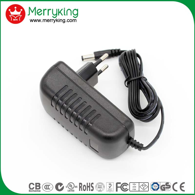 12V3a AC/DC Power Adapter White EU Plug