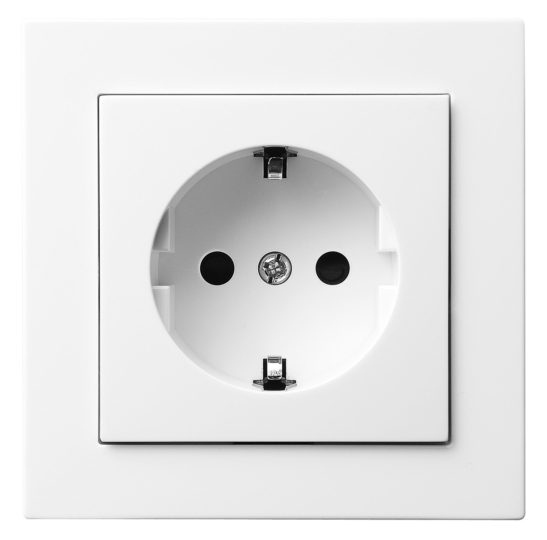 16A 2p+T Schuko Socket with Children Shutter Protector