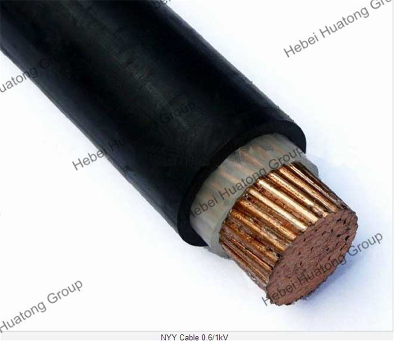 Low Voltage Medium Voltage Single Core XLPE Insulation PVC Sheathed Underground Distribution Power Cable
