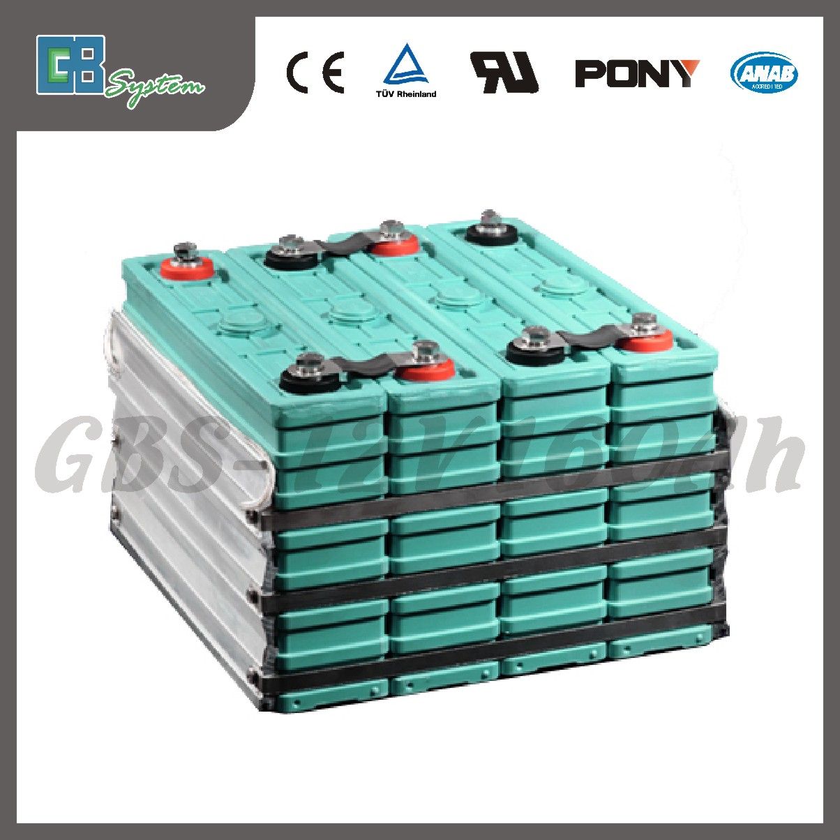 12V 160ah Lithium Ion Battery Pack for off-Grid Solar System