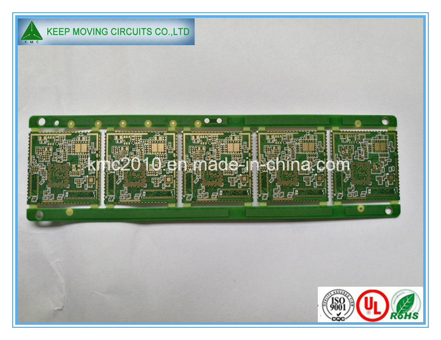 Multilayer Green Mask Immersion. Gold PCB