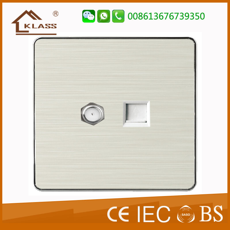 Best Selling Top Quality Satellite Tel Wall Socket
