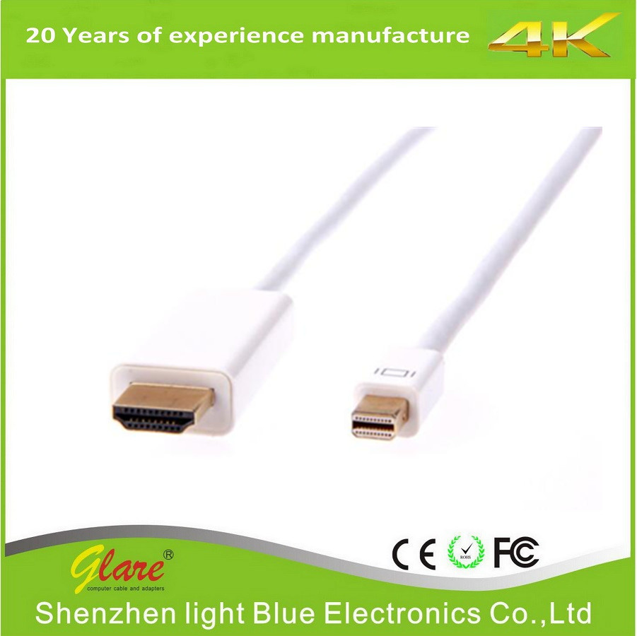 Hot Product Mini Dp to HDMI Thunderbolt Lead Cable