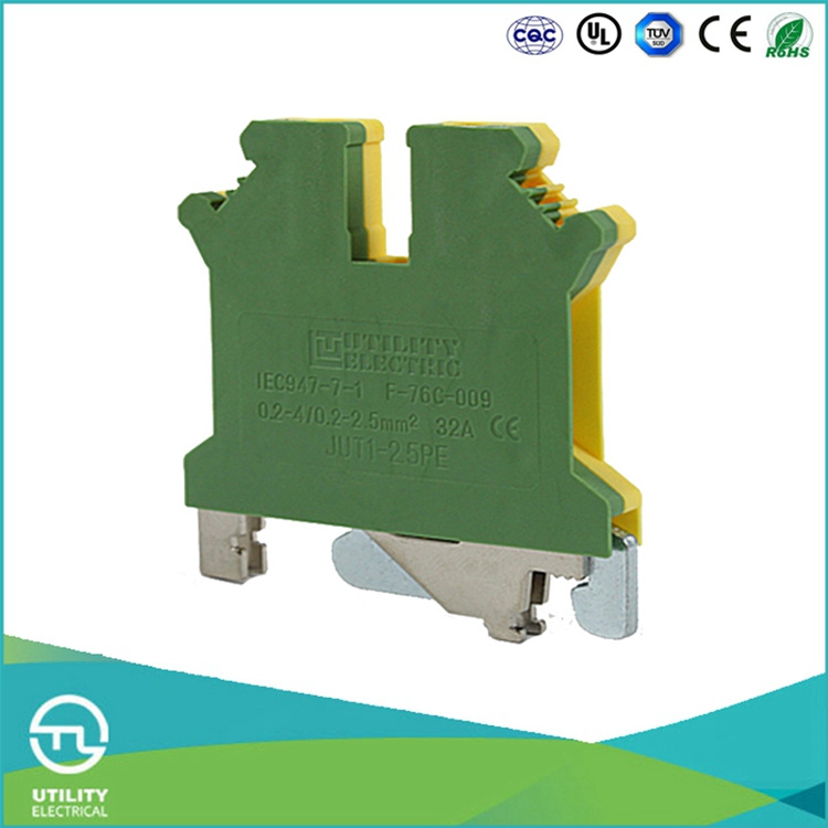 Utl Hot Selling High Current DIN-Rail Terminal Blocks Jut1-2.5PE