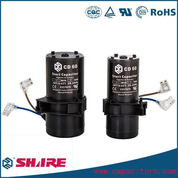 CD60 Motor Starting Capacitors 150UF 200UF 250UF - Bakelite Shell