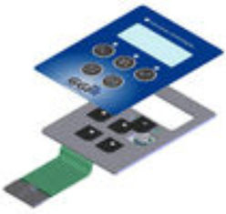 Waterproof Membrane Switch with Metal Dome, Push Button Membrane Switch