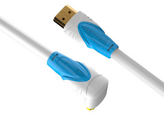 2.0V 90 Degree Gold Plated 4k Resolutions HDMI Cable