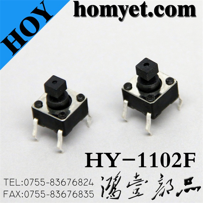 6*6mm DIP Type Square Button Momentary Tact Switch