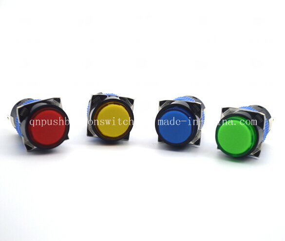 16mm Round Cycle Plastic Push Button Switch