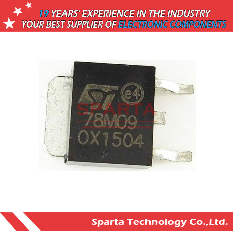 L78m09cdt 1output 9V 500mA D-Pak Linear Voltage Regulator IC