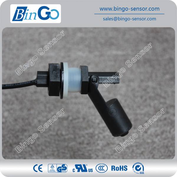 Horizontal Liquid Level Plastic Float Switch with Rubber Washer