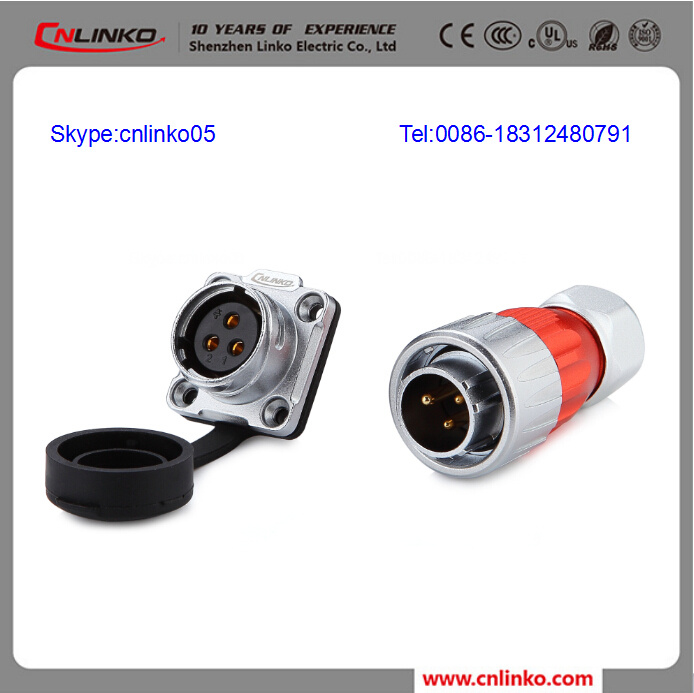 High Voltage 500V and Current 12AMP Auto Connector