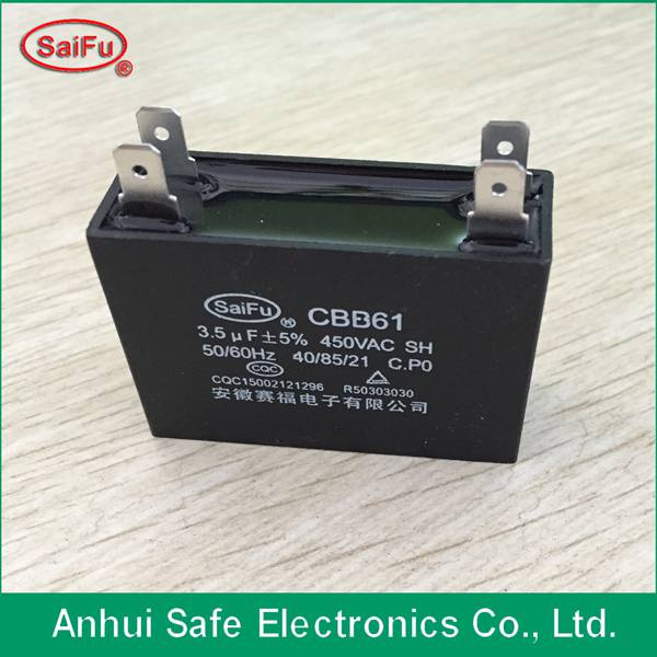 Polypropylene Film Cbb61 5UF Capacitor