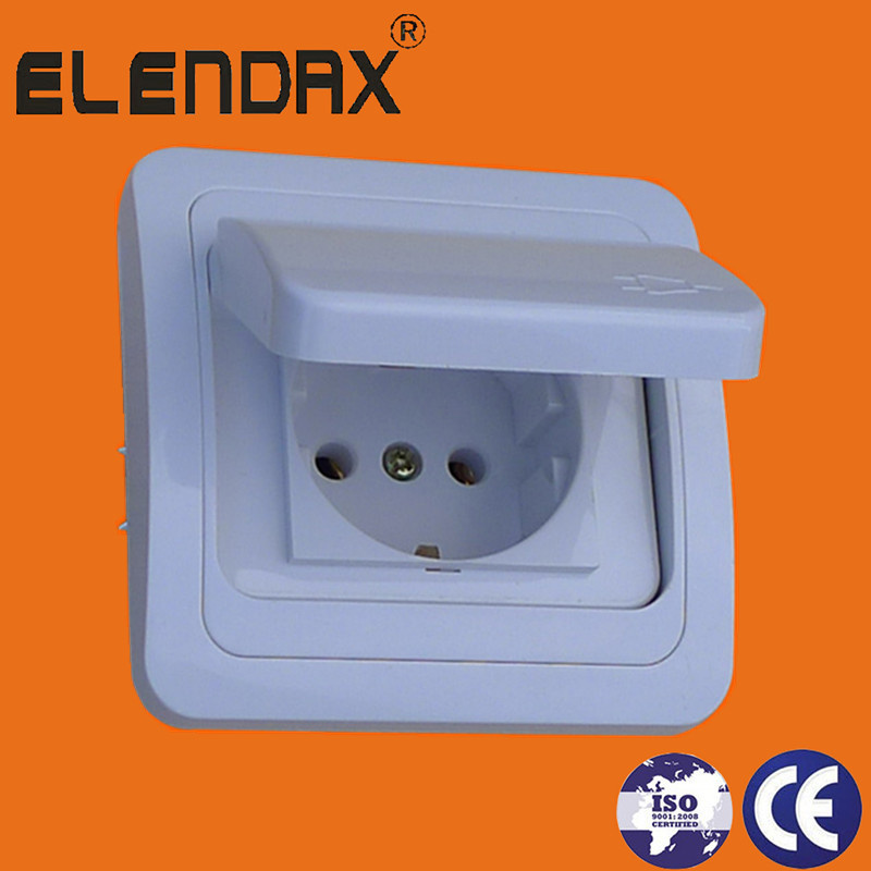 Schuko Socket Outlet with Waterproof