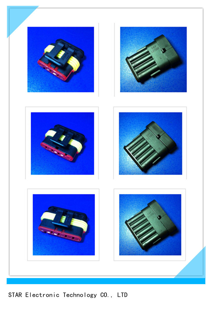 Auto Waterproof Pins Tyco AMP Female Connector