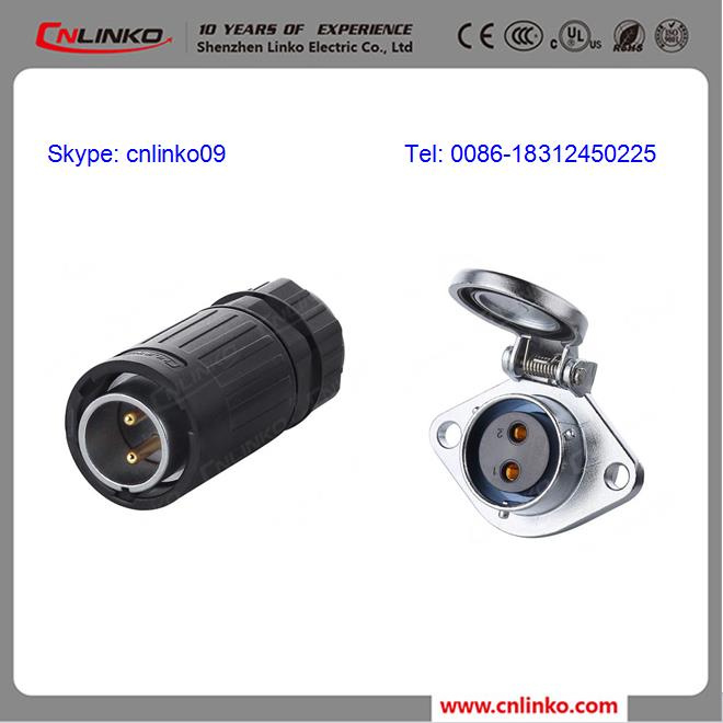 Ya20 IP67 Waterproof Power Connector/2pin Connector