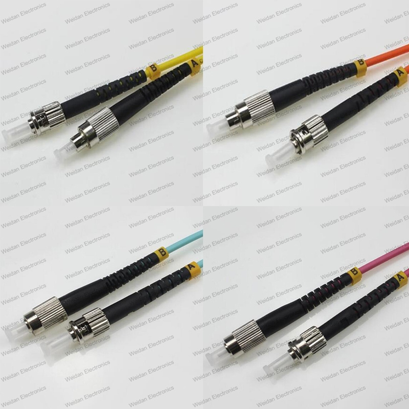 FC-St Sm/mm/Om1/Om2/Om3/Om4 Sx 2.0/3.0 PVC/LSZH Optical Fiber Patch Cord