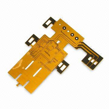Rigid-Flex PCB with 2 Layers and Green Solder Mask