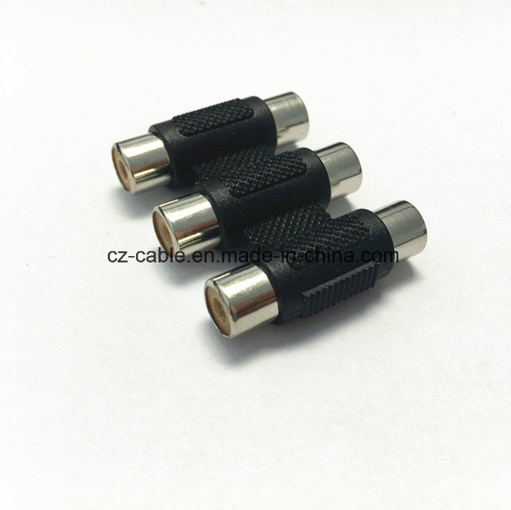 Three RCA Female Jacks