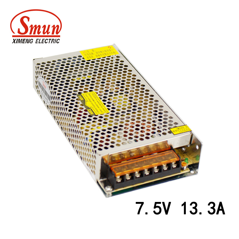 Smun S-100-7.5 100W 7.5VDC 13.3A Switching Mode Power Supply