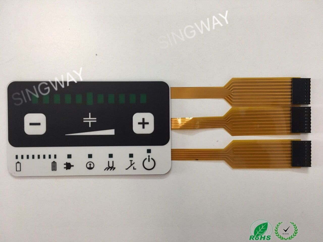 Custom New Push Button Membrane Switch with LED Light