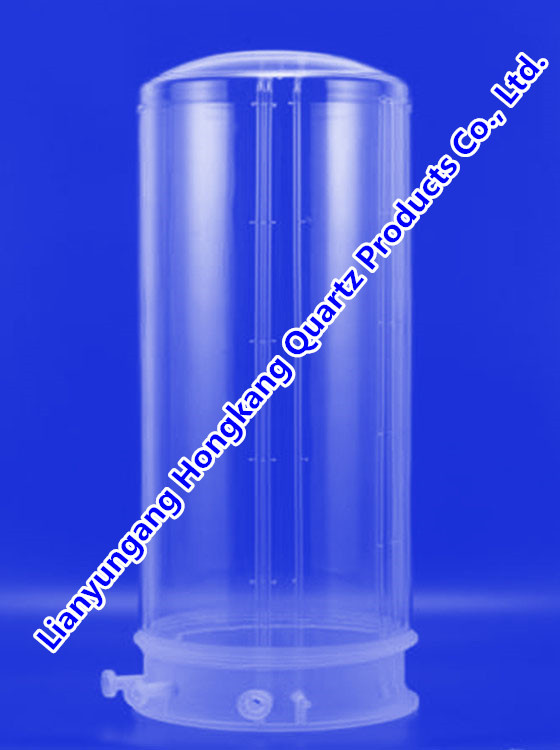 Semiconductor Process Diffusion Tube, Bell Cover, Etching with High Temperature of 1, 200 High Purity Ge Quartz Tube